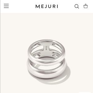 Mejuri duet ring - brand new